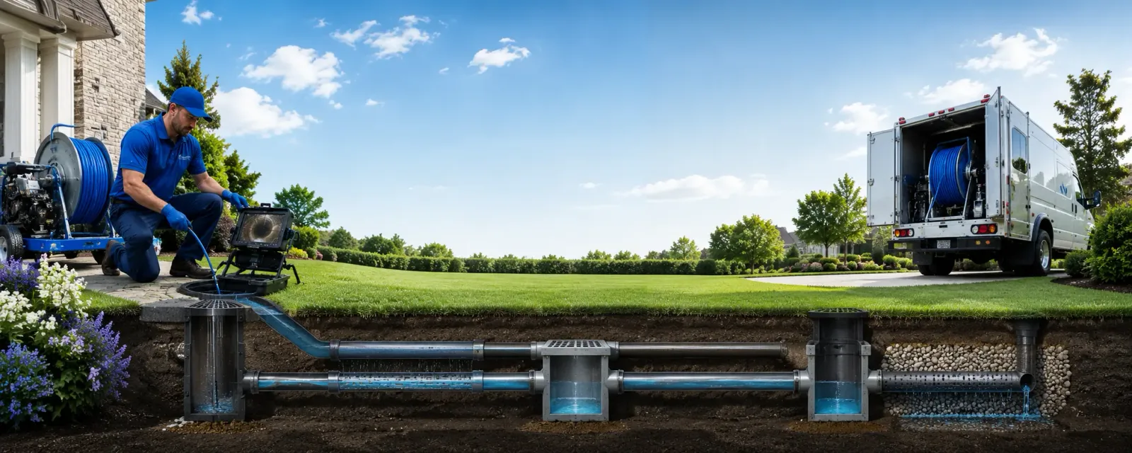 Outdoor drain cleaning information for Hempstead, NY